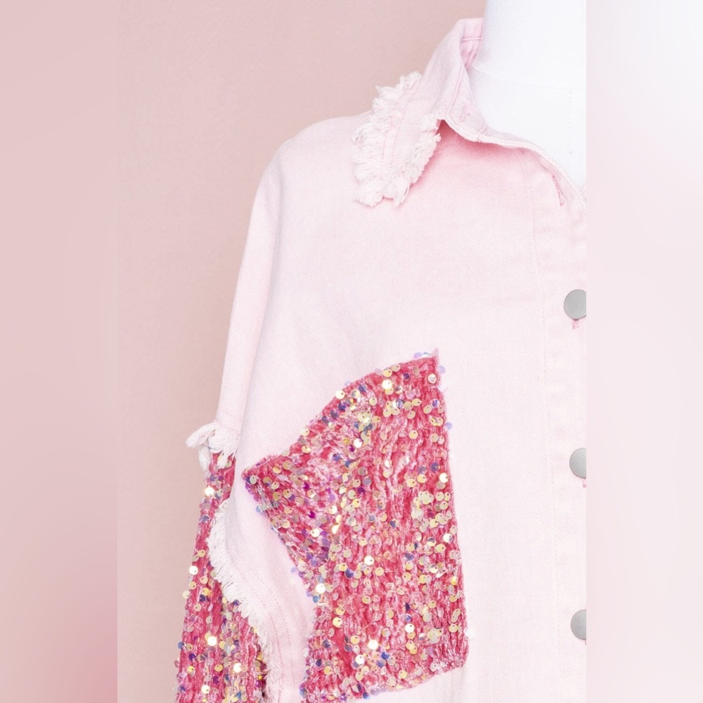 Sequin Shacket - image 3